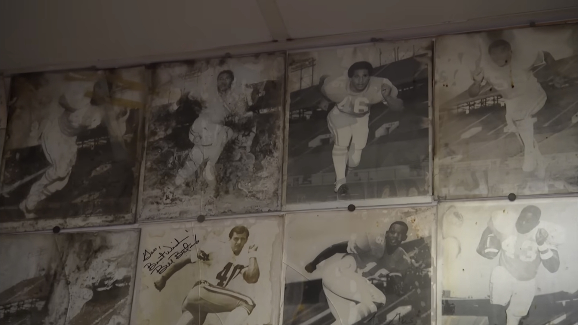 Gus's Wall of Fame memorabilia
