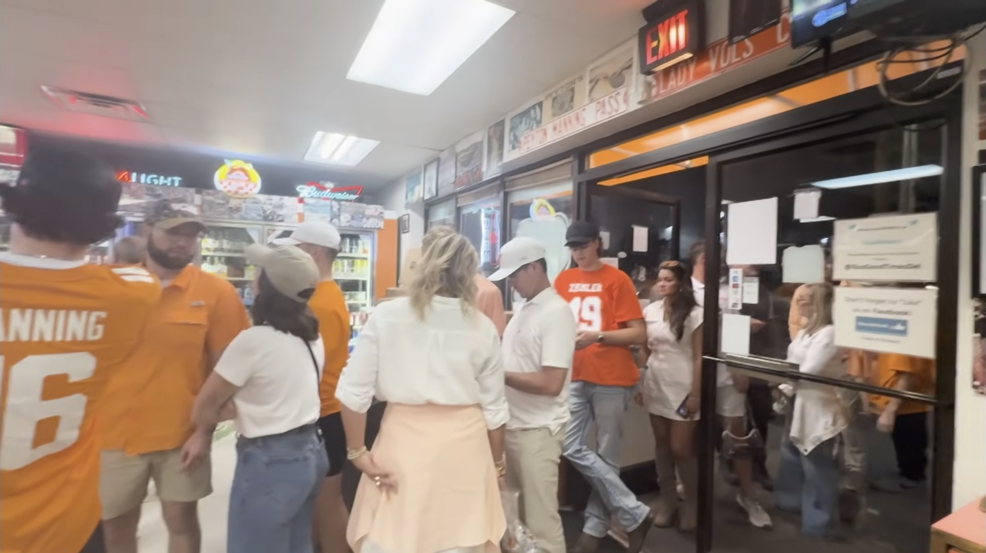 Game day crowd at Gus's