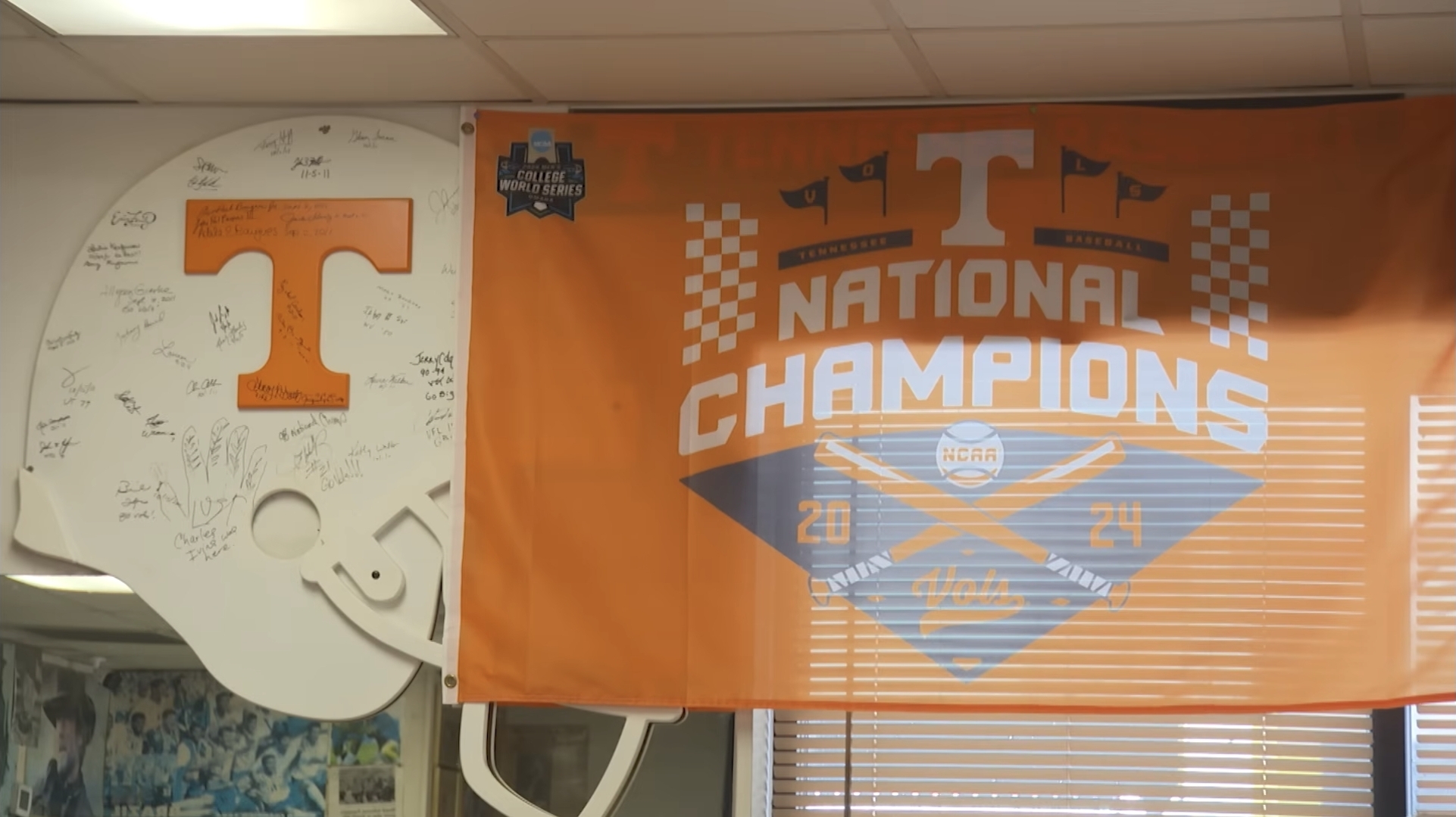 Gus's Wall of Fame memorabilia